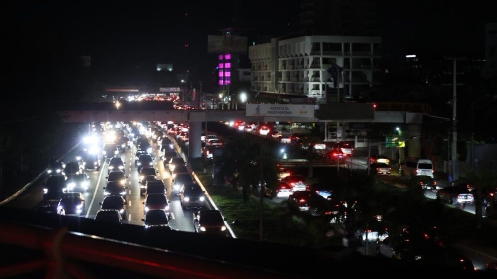 The effects of the blackout were still felt well into the night