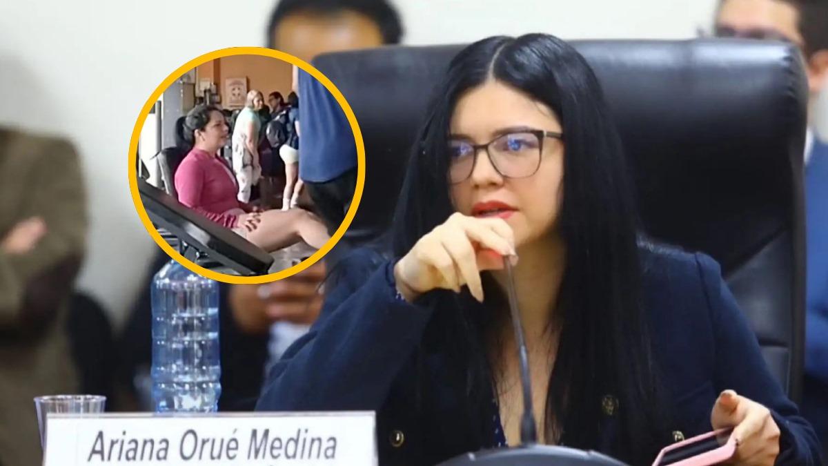 The last straw: Congresswoman Ariana Orué used her advisor as a driver to go to the gym (VIDEO)