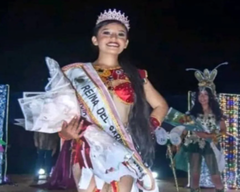 The queen of the Caripe carnival died in a motorcycle accident