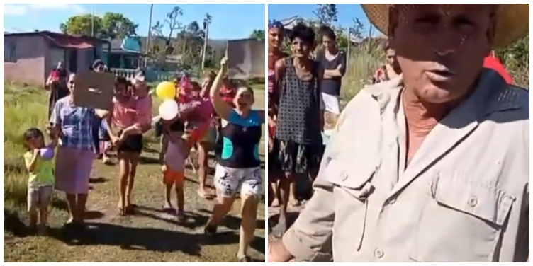 Protesta en Guairajal, Mayarí, provincia Holguín