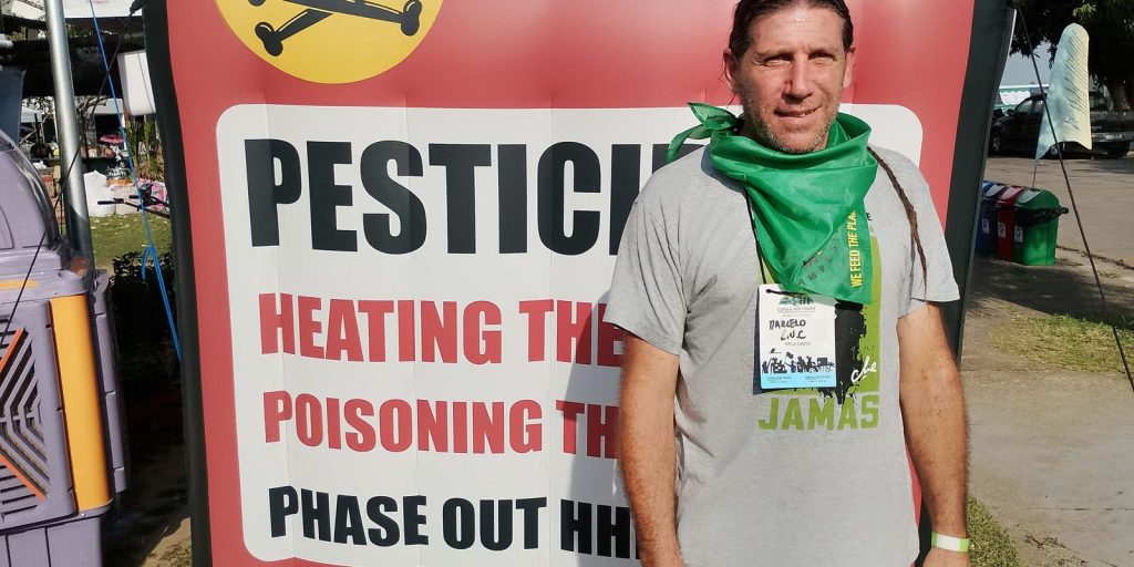 Uruguayan farmer denounces companies for destroying soil with pesticides