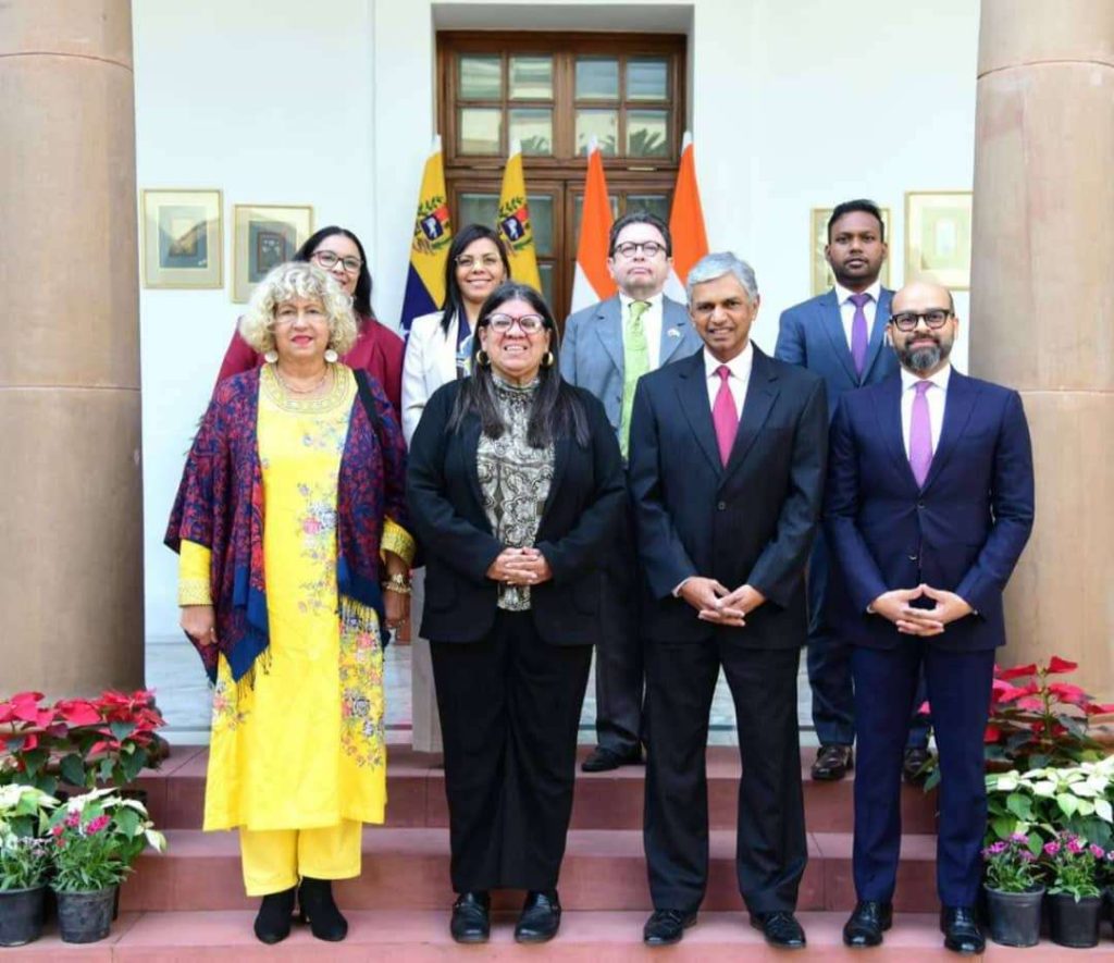 Venezuela and India strengthen strategic alliance in meeting in New Delhi