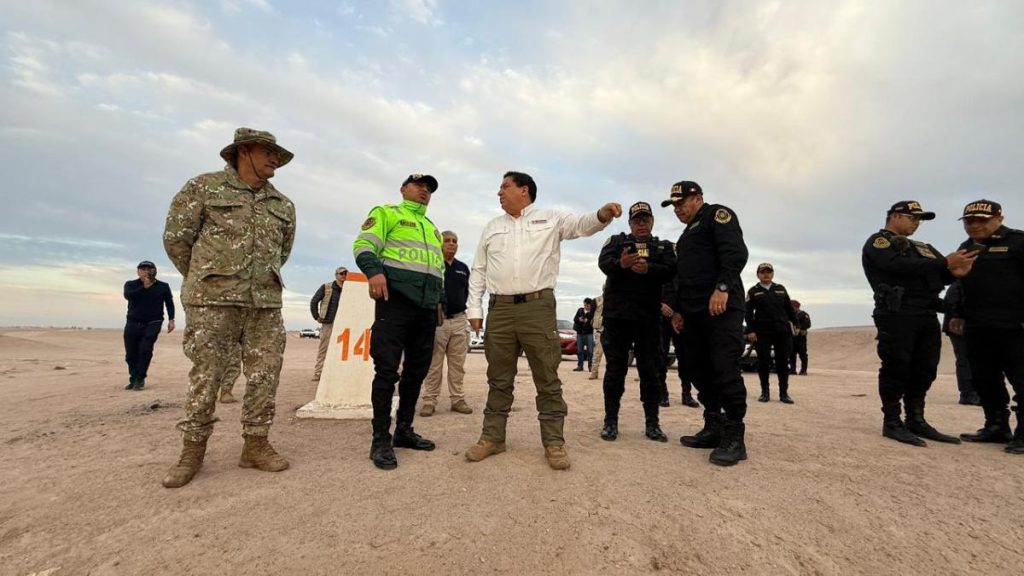 Vicente Tiburcio and soldiers arrive at the border with Chile: "Let's be firm"