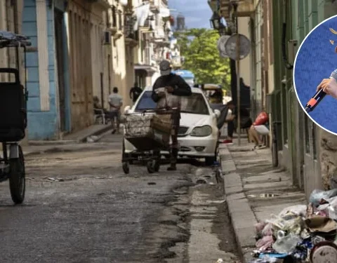 Una calle de La Habana / La escritora cubana Wendy Guerra