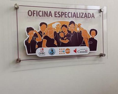 With money from Canada and the UN, the first office opens to serve women victims of sexist violence