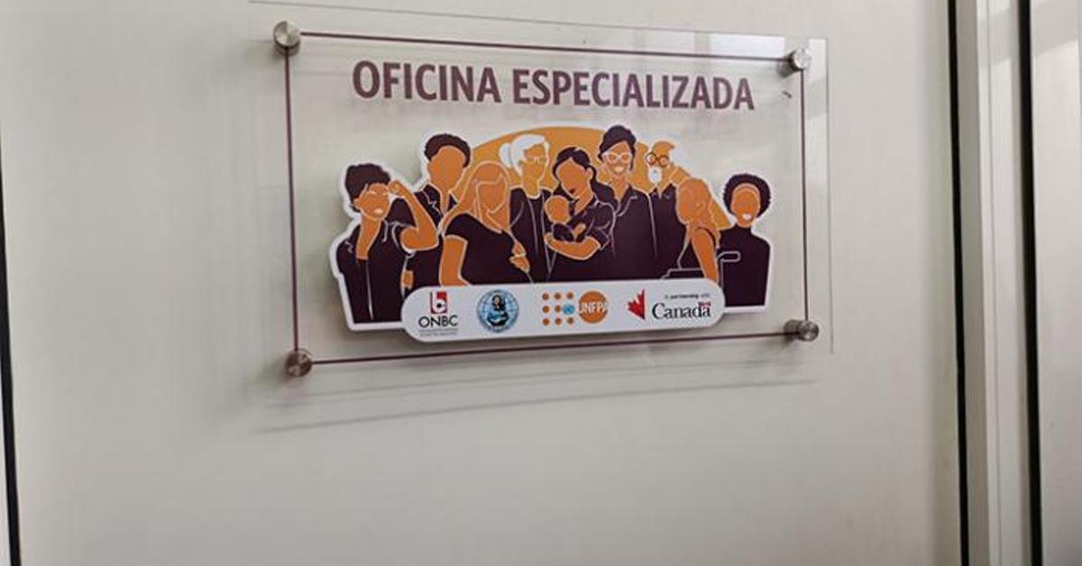 With money from Canada and the UN, the first office opens to serve women victims of sexist violence