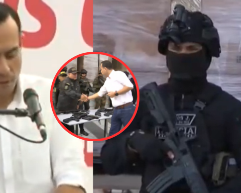 "We go to the counterattack": President Jerí handed over weapons and vests to the Police