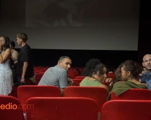 Even the Chaplin cinema went dark during a Festival screening.