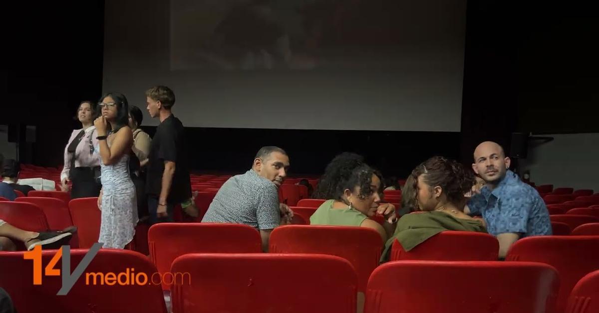 Even the Chaplin cinema went dark during a Festival screening.