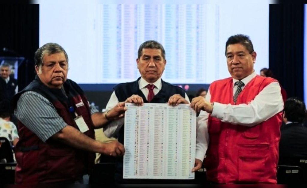 ONPE presents design of the voting card for the 2026 Elections