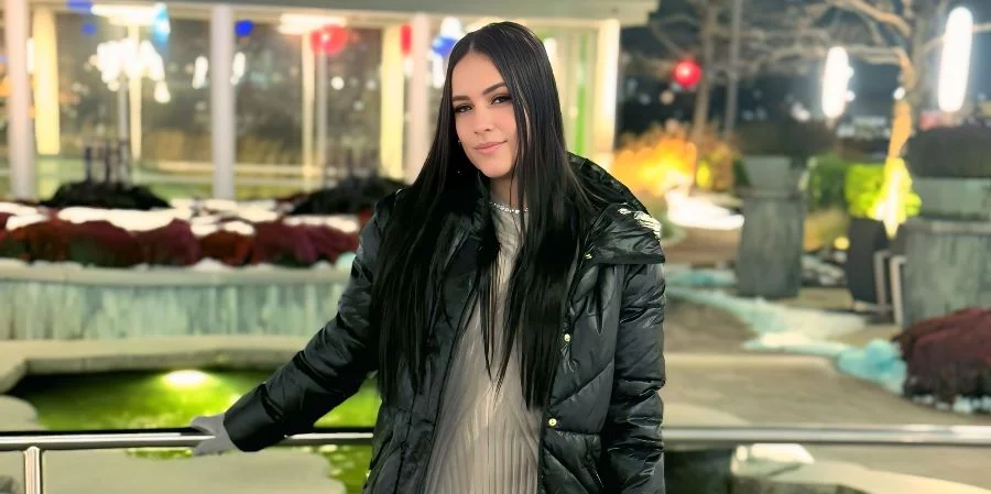 La joven cubana Claudia Mojarrieta Matos