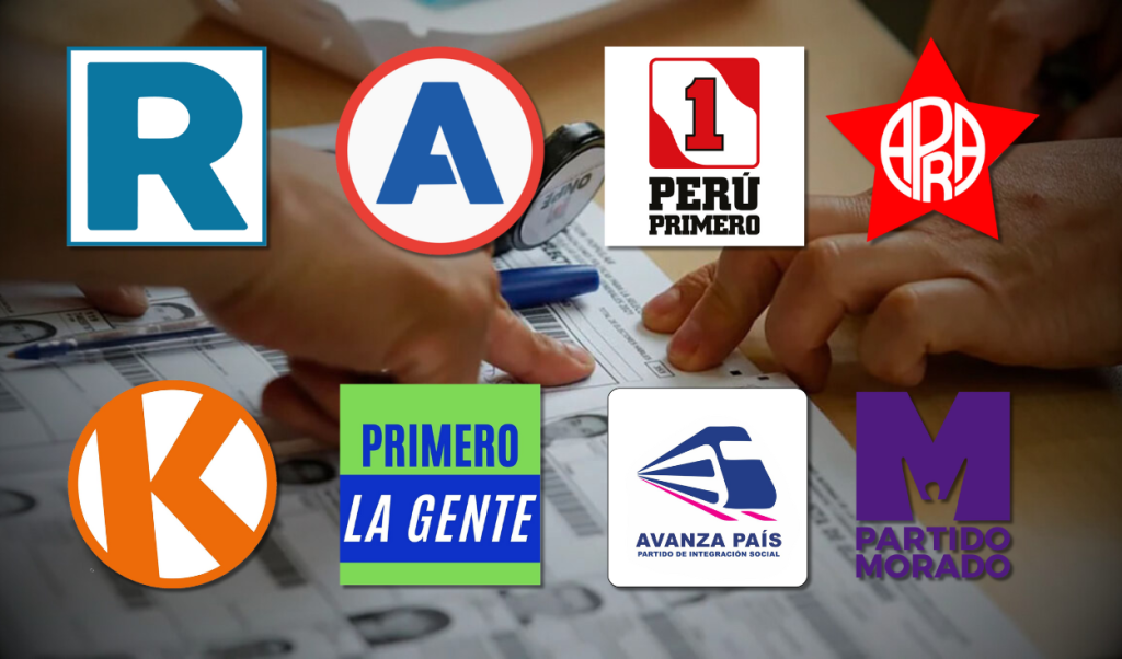 39 parties participated in the internal elections: APRA and Renovación Popular competed in the primaries