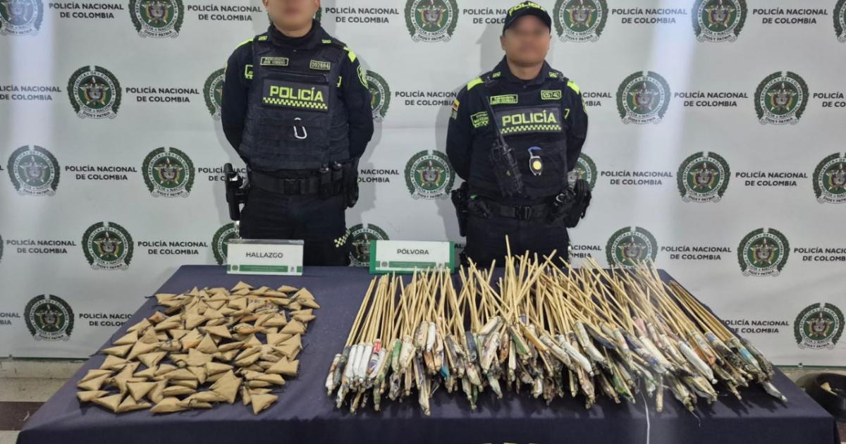 80 kilos of gunpowder seized in Bello during year-end operations