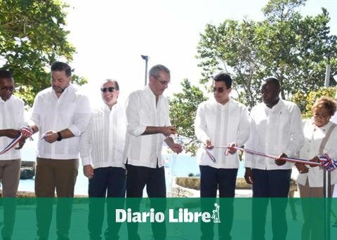 Abinader and Collado inaugurate the renovated La Caleta underwater park
