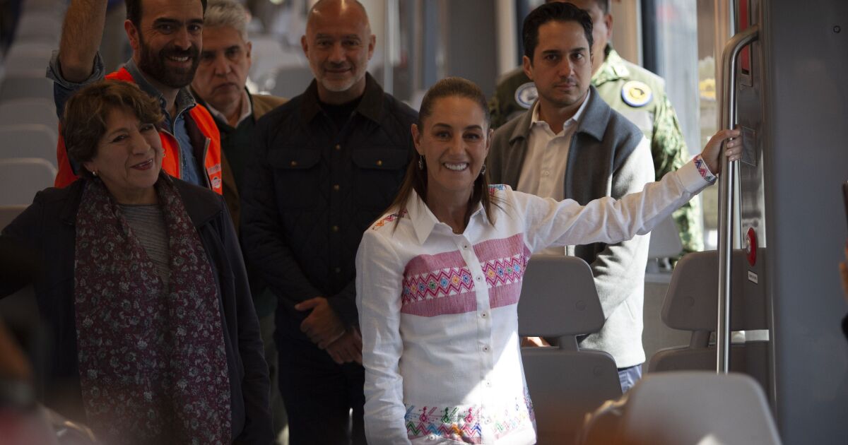 After a complaint from residents, Sheinbaum assures that she asked to stop the Suburban Train
