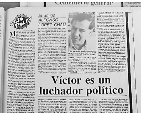 Alfonso López Chau and the moment he called Vìctor Polay a “political fighter”