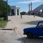 Auto en el que fue trasladada Lilian Borroto López, hija de Alina Bárbara López Hernández