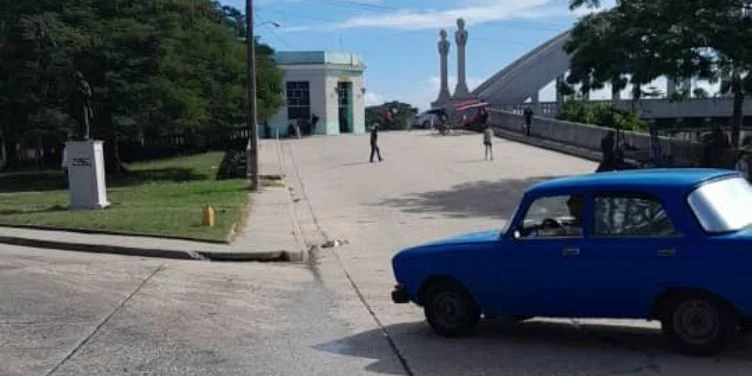 Auto en el que fue trasladada Lilian Borroto López, hija de Alina Bárbara López Hernández