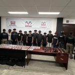 Authorities arrest 12 alleged members of the CJNG in Chiapas