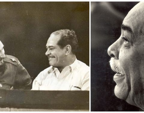 Fidel Castro y Blas Roca