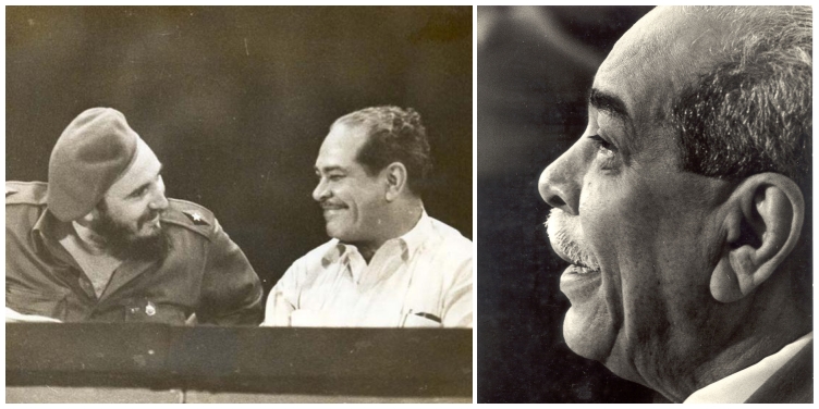 Fidel Castro y Blas Roca