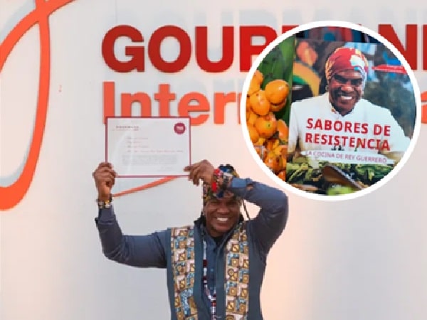 Rey Guerrero y su libro 'Sabores de Resistencia'.