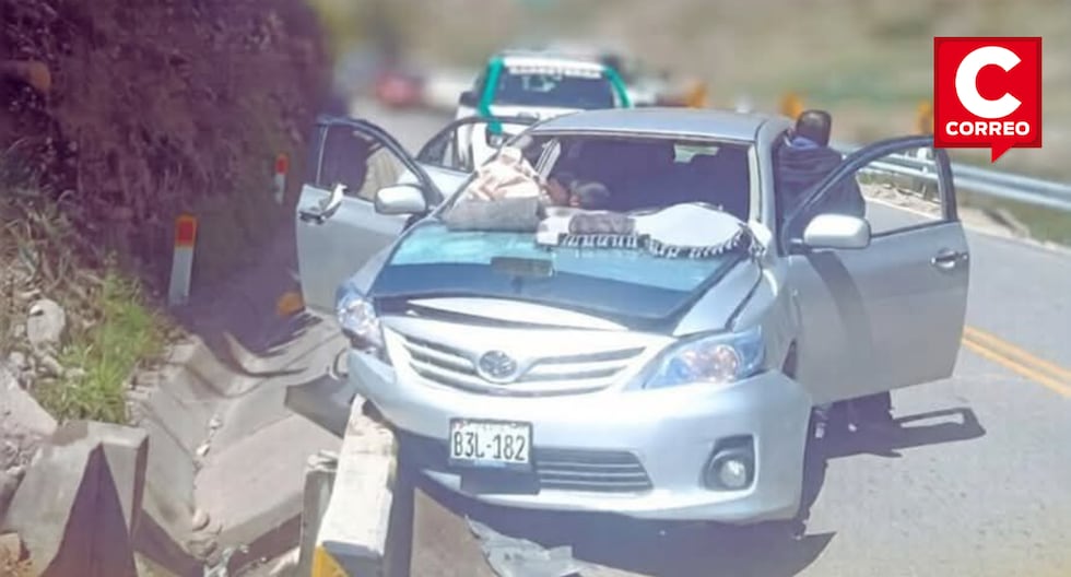 Car goes missing in the Mantaro ravine and leaves four injured in Jauja