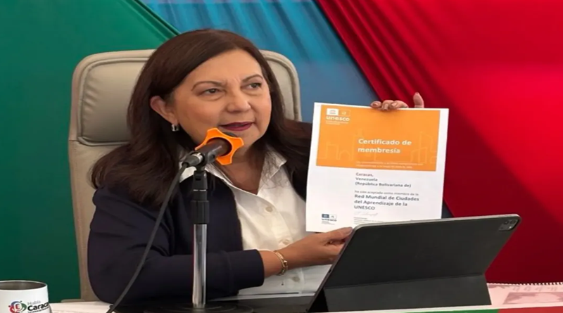 Caracas receives UNESCO certification as a Learning City