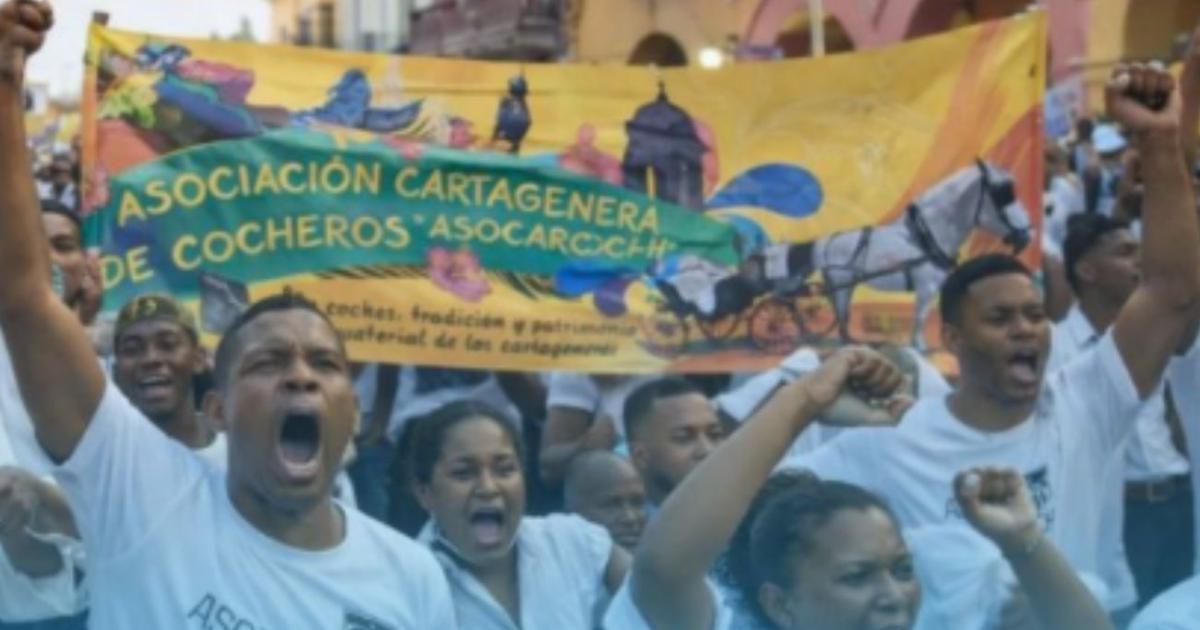 Cartagena coachmen announce march and indefinite hunger strike this Monday