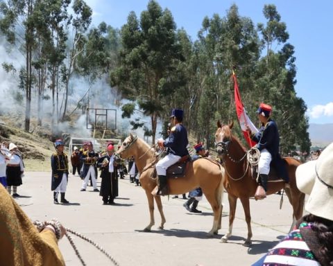 Chilca commemorates 205 years of the Battle of Azapampa with massive staging
