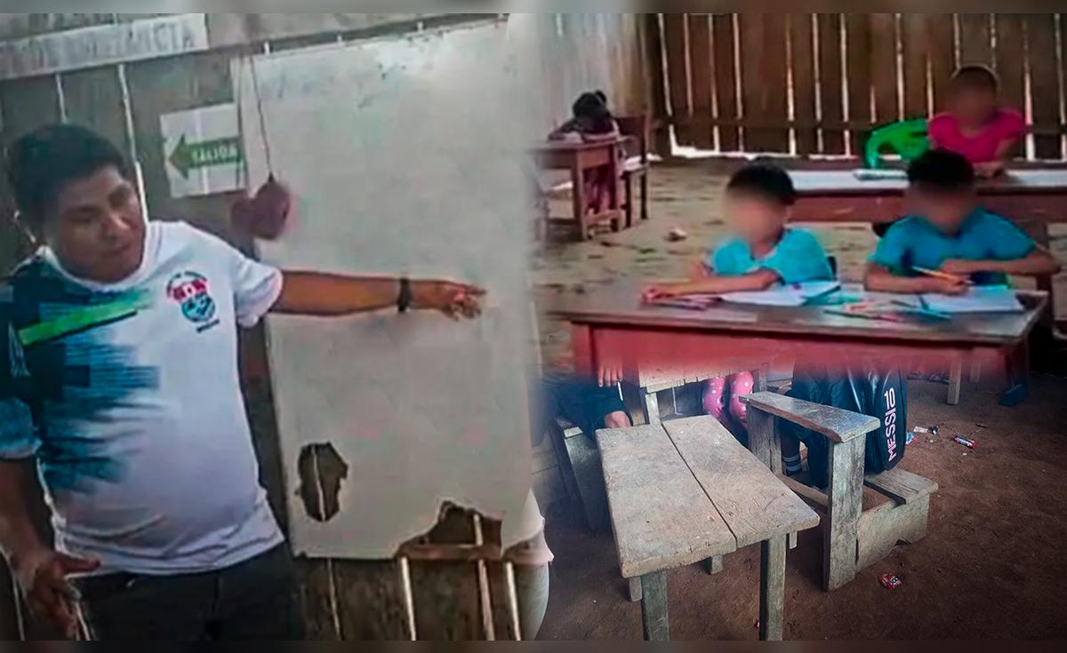 Children from Condorcanqui, Amazonas study in schools that are falling apart and there is no answer for 2026