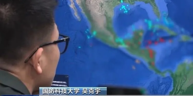 Simulación de guerra en el área del golfo de México