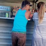 Christmas behind the glass