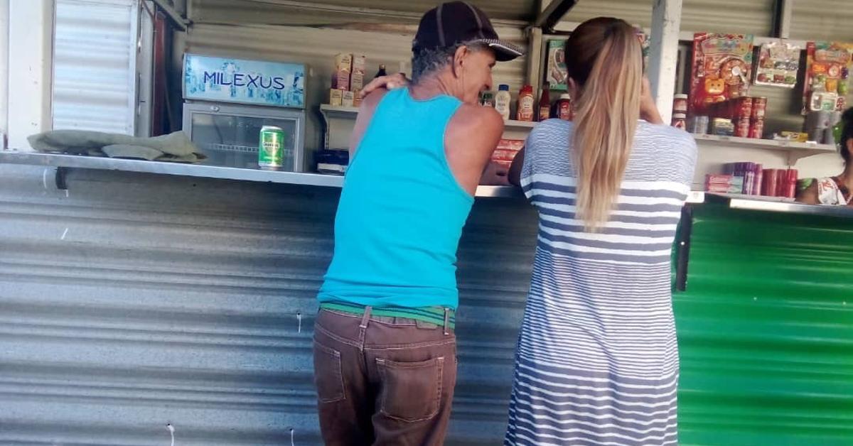 Christmas behind the glass