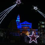 Christmas lighting made with recyclable materials is in Bogotá