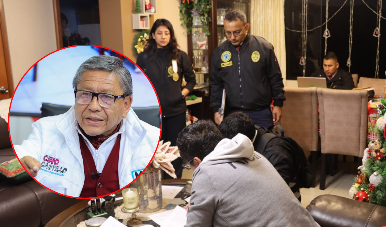 Ciro Castillo is missing: governor has preliminary arrest for 'Los Socios del Callao' case