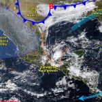 Cold front and low pressure channels will bring rain to Mexico from December 22 to 25