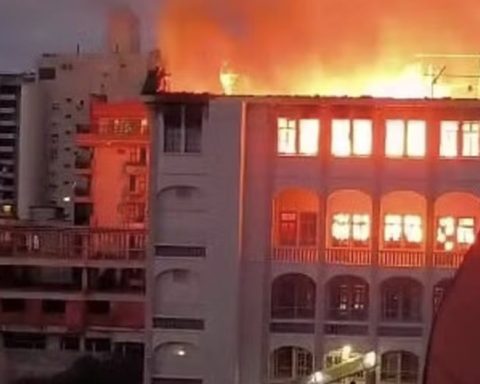 Colégio Marista, in Santa Maria (RS), is hit by fire