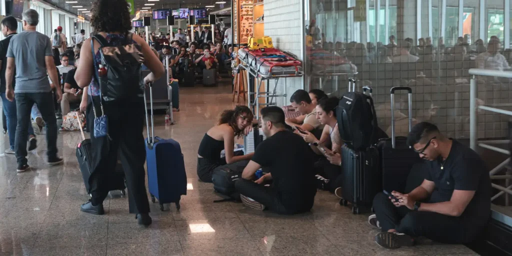 Congonhas passengers report tiredness and lack of airline support