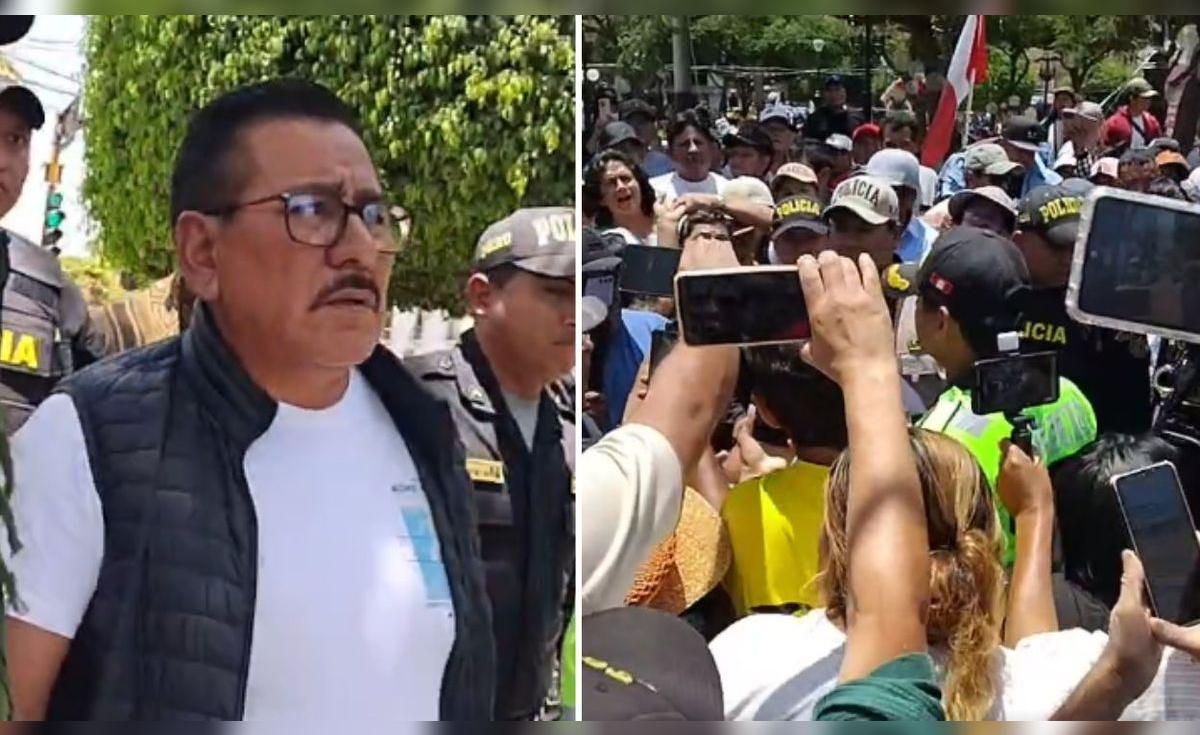 Congressman Jorge Marticorena and Vice Minister of Housing were removed from the event in Ica after boos