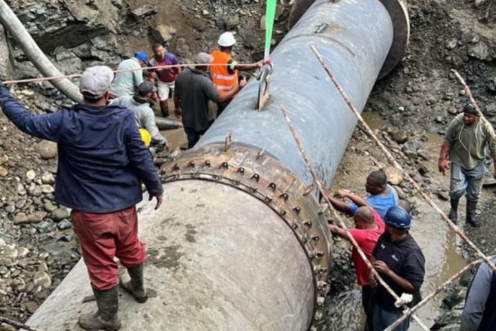 Coraasan e Inapa avanzan en fase final de reparación del acueducto Cibao Central