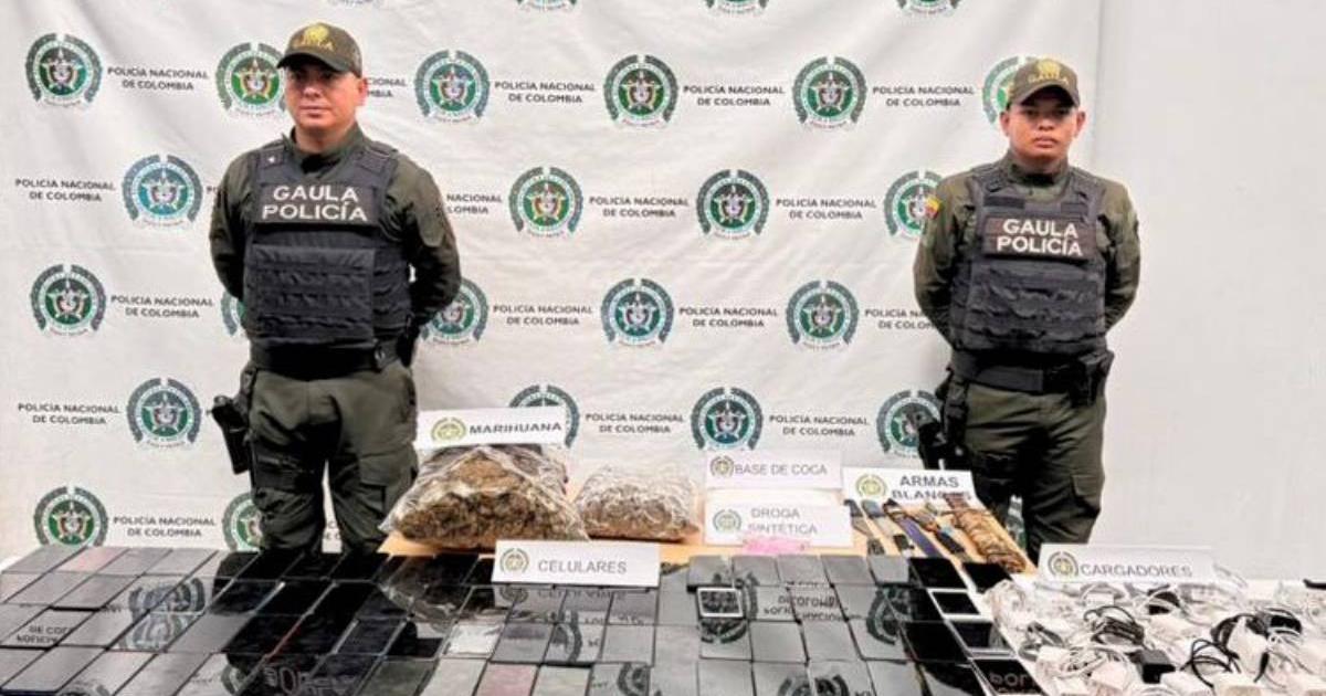 “Criminal call center” dismantled in El Pedregal prison: 85 cell phones and drugs seized