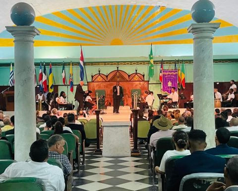 Ceremonia por el aniversario 166 de la Gran Logia de Cuba