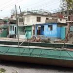 La avenida Trocha, de Santiago de Cuba, tras el paso del huracán Melissa
