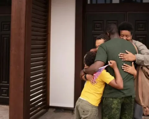 Imagen referencial de una familia inmigrante