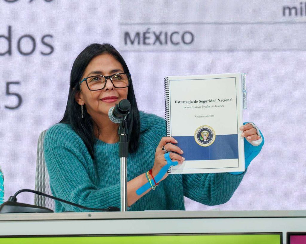 Delcy Rodríguez in the face of imperial threat: no one is scared here