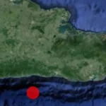 Epicentro del sismo ocurrido en la noche de este lunes