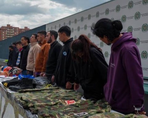 Eleven members of the 'First Line', responsible for acts of vandalism in Bogotá, captured