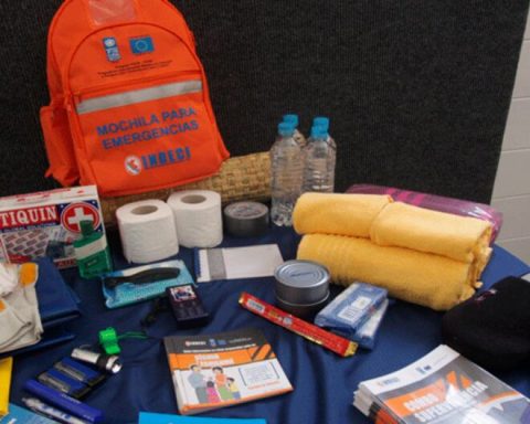 Emergency backpack: so you can prepare to face a strong earthquake