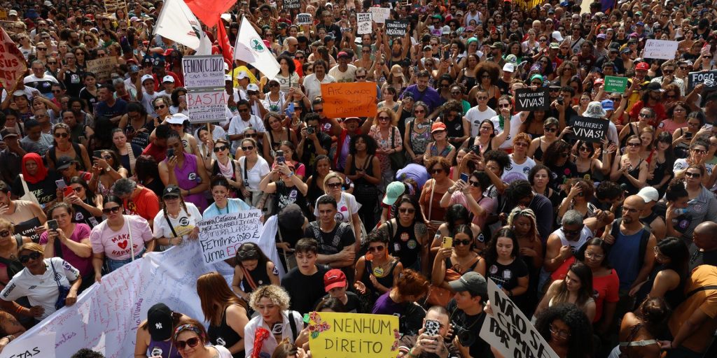 Enough of Feminicide is the cry of the Women's Uprising in São Paulo